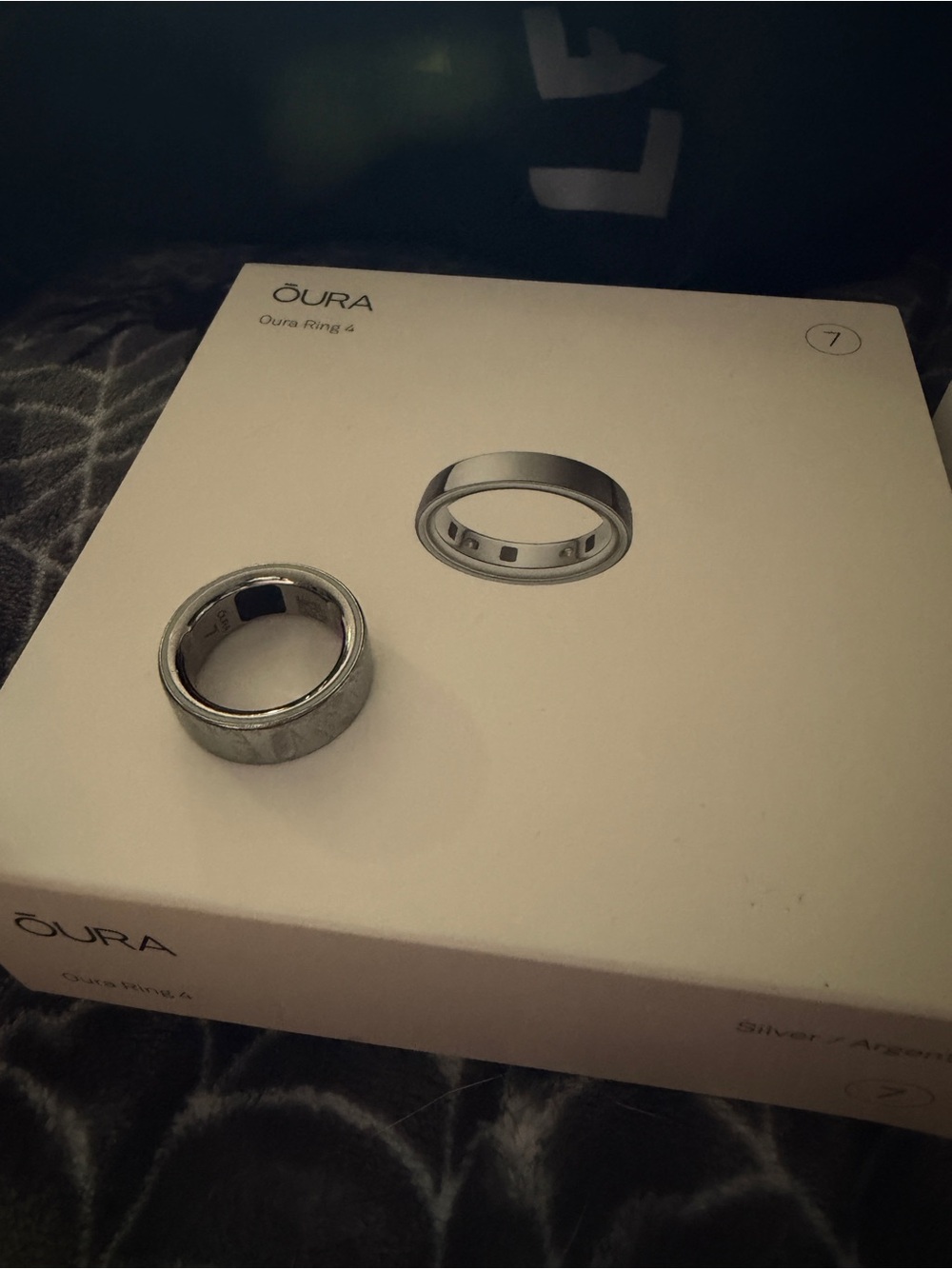 Oura Silver Tone Ring (USED)
